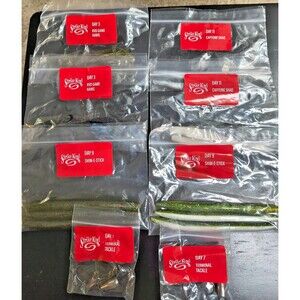 Strike King Soft Plastics Lot of 8